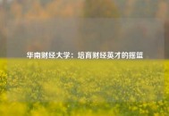 华南财经大学：培育财经英才的摇篮
